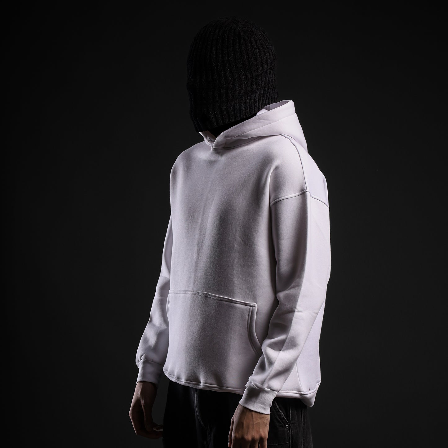 White Basic Hoodie