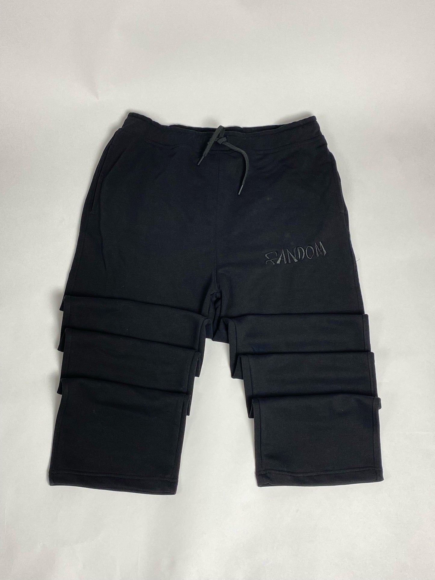 Summer Straight Pants Black