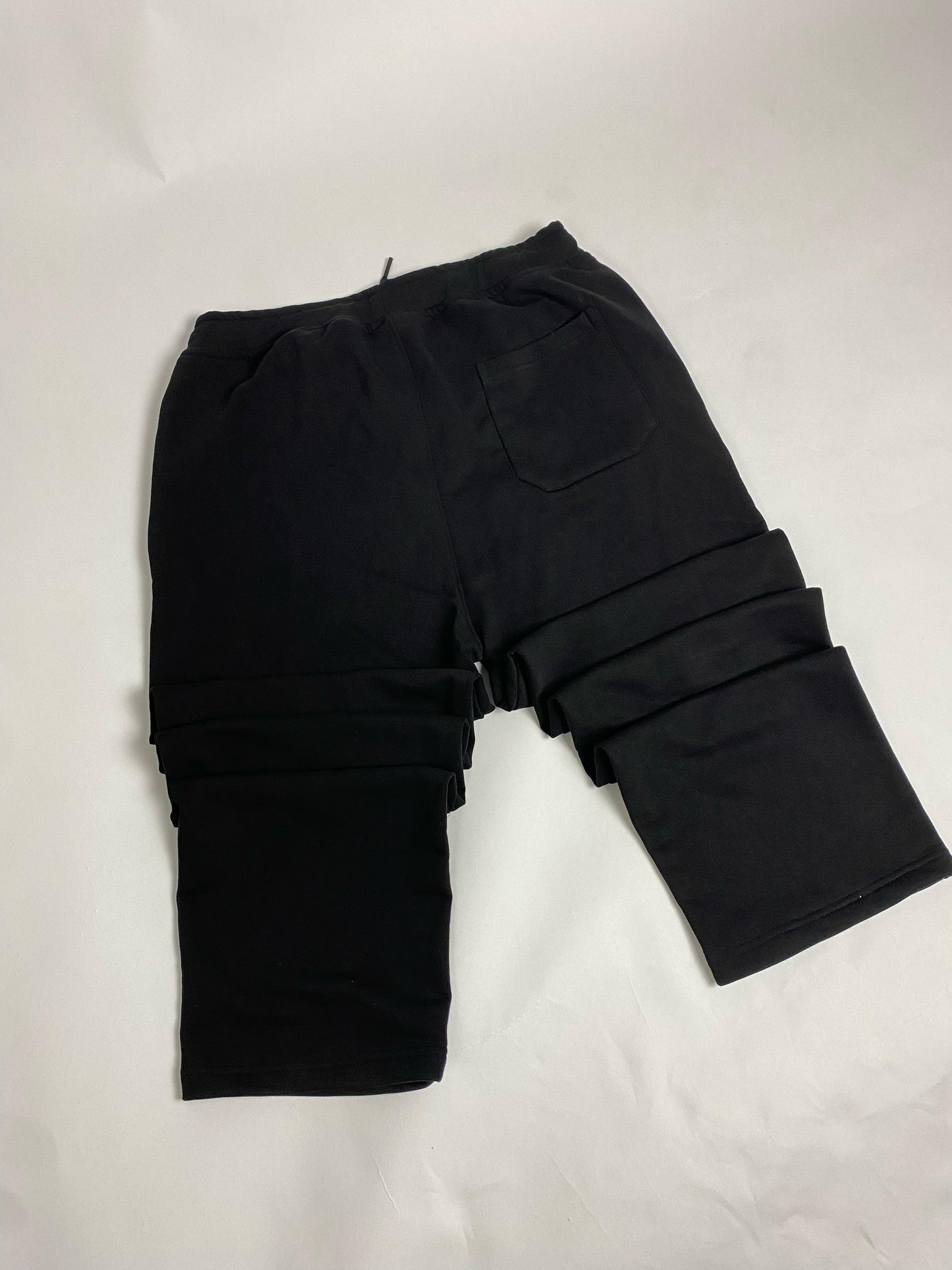 Summer Straight Pants Black