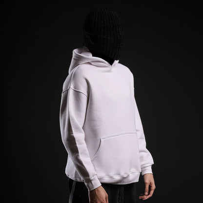 White Basic Hoodie