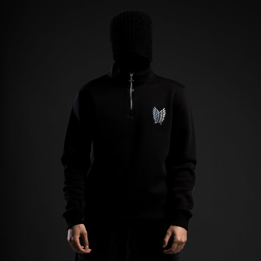 AOT zip up Black