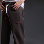 Light Straight Pants - Brown