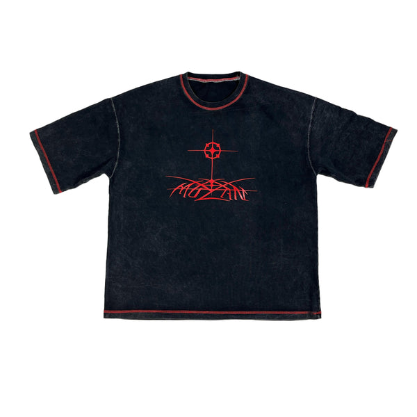Muzan / Stone Washed Oversized T-shirt