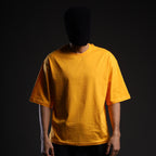 Basic yellow 100% cotton t-shirt — Fandom Store