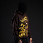 Golden Dominance Zip Hoodie