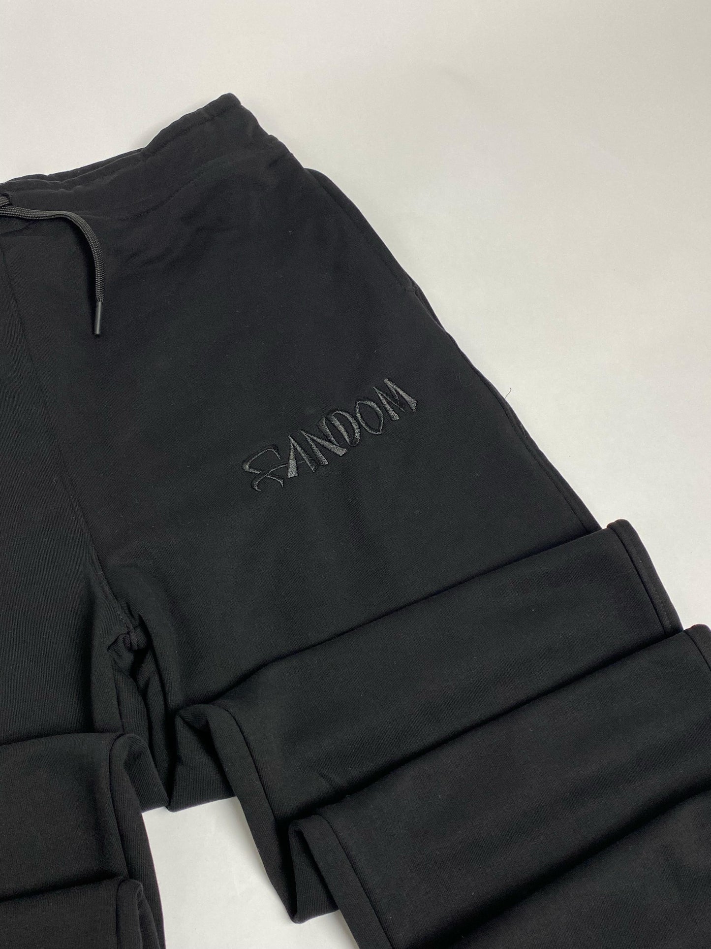 Summer Straight Pants Black