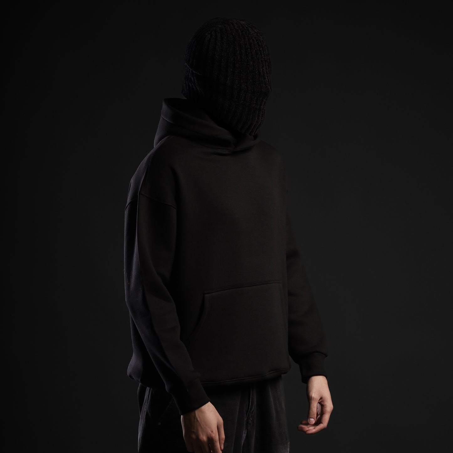 Black Basic Hoodie
