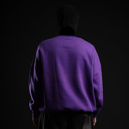 Purple Basic Sweatshirt