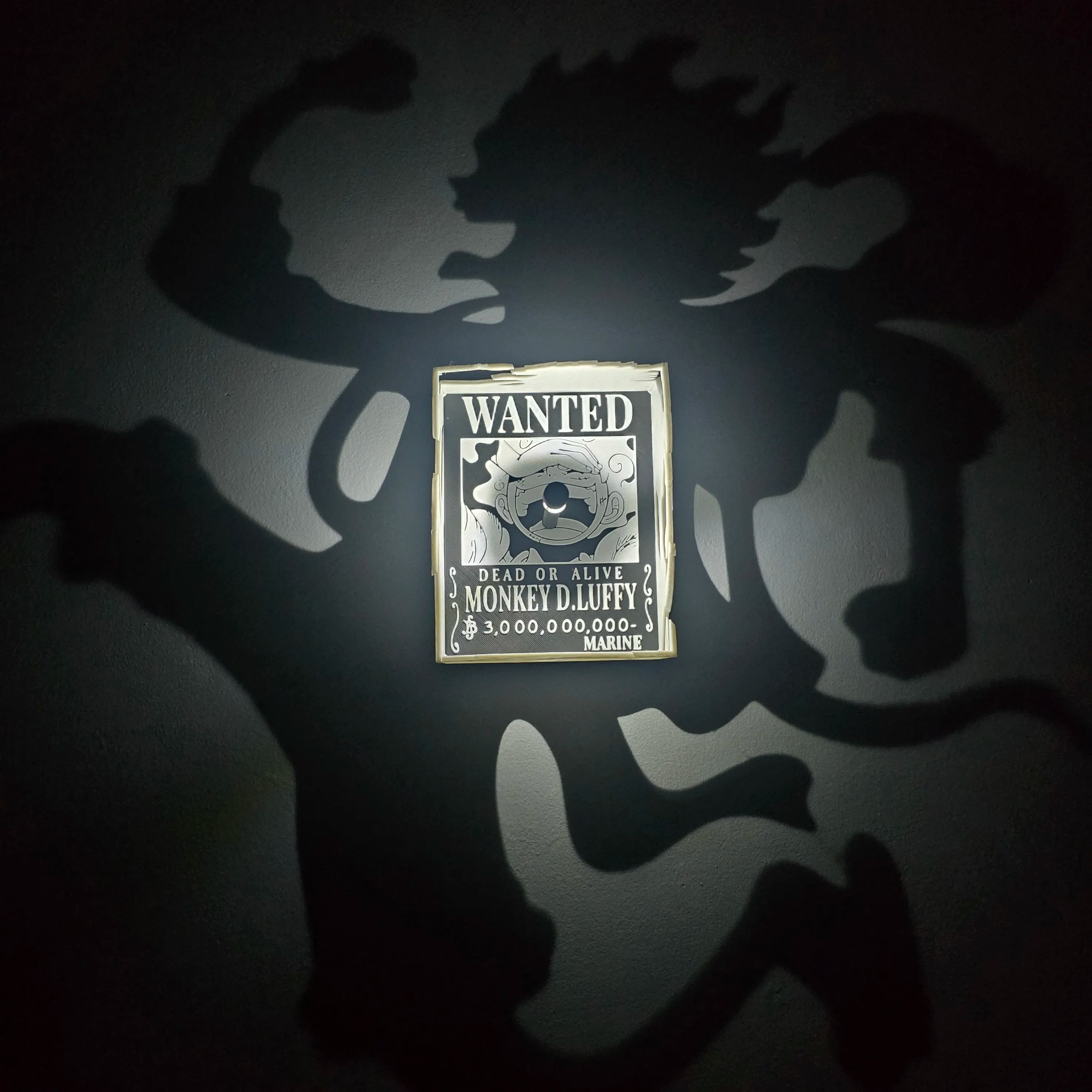 Luffy Gear 5  Shadow Lamp