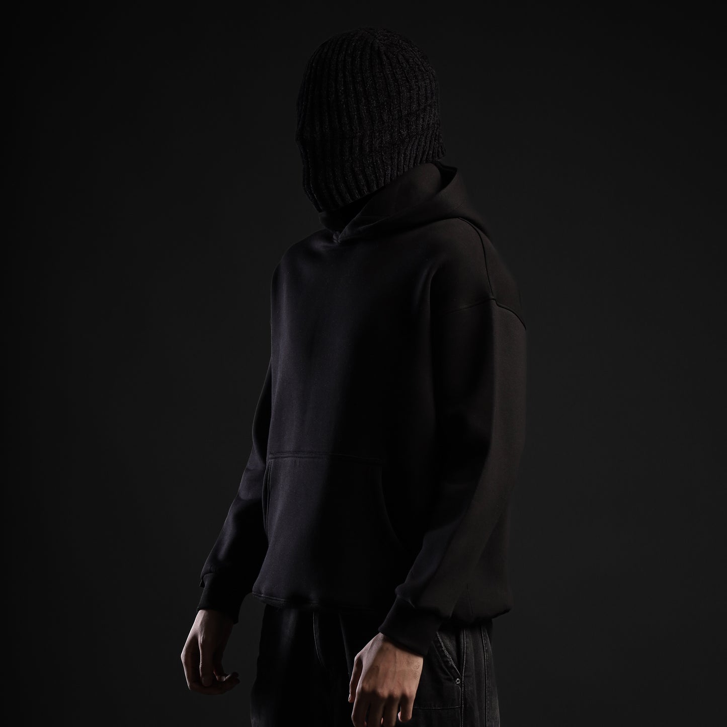 Black Basic Hoodie