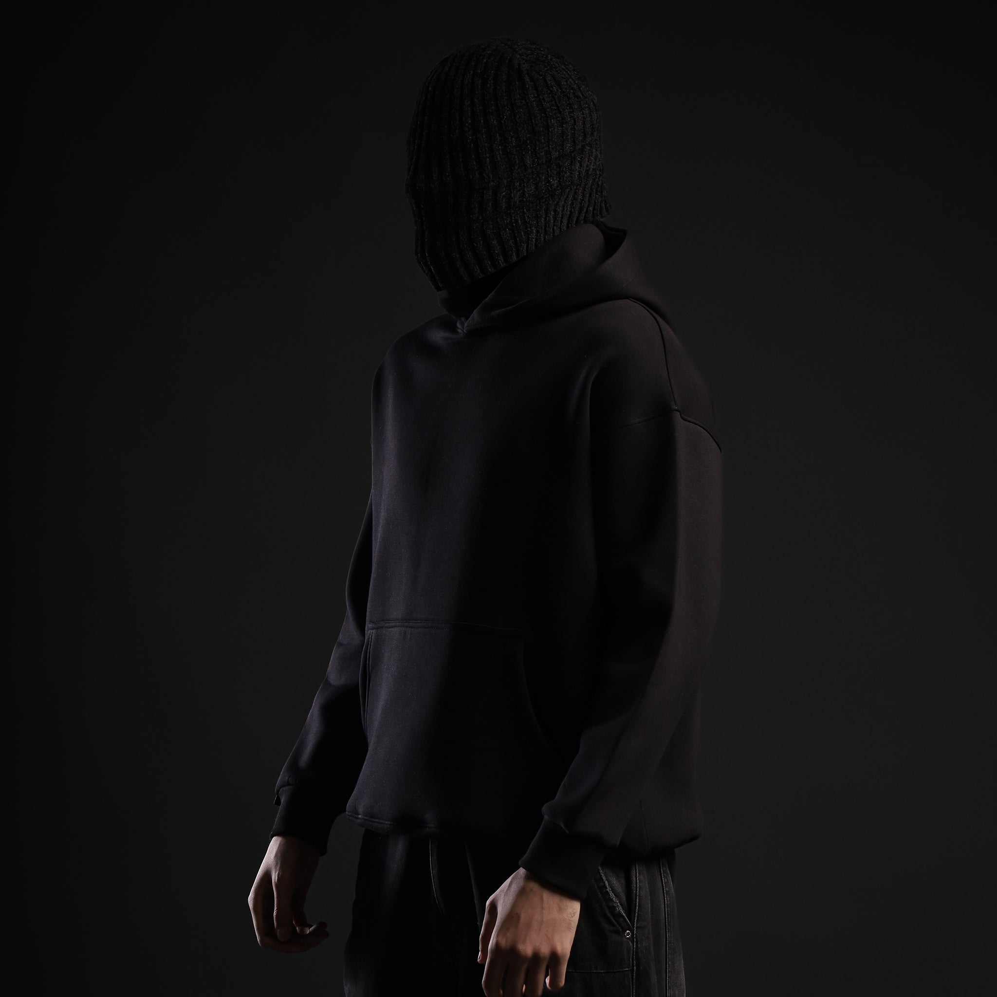 Black Basic Hoodie