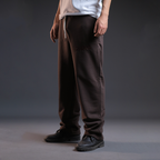 Light Straight Pants - Brown