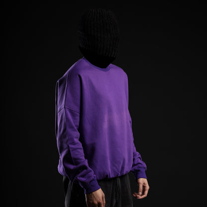 Purple Basic Sweatshirt
