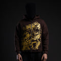 Golden Dominance Zip Hoodie