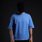 Basic blue 100% cotton t-shirt — Fandom Store