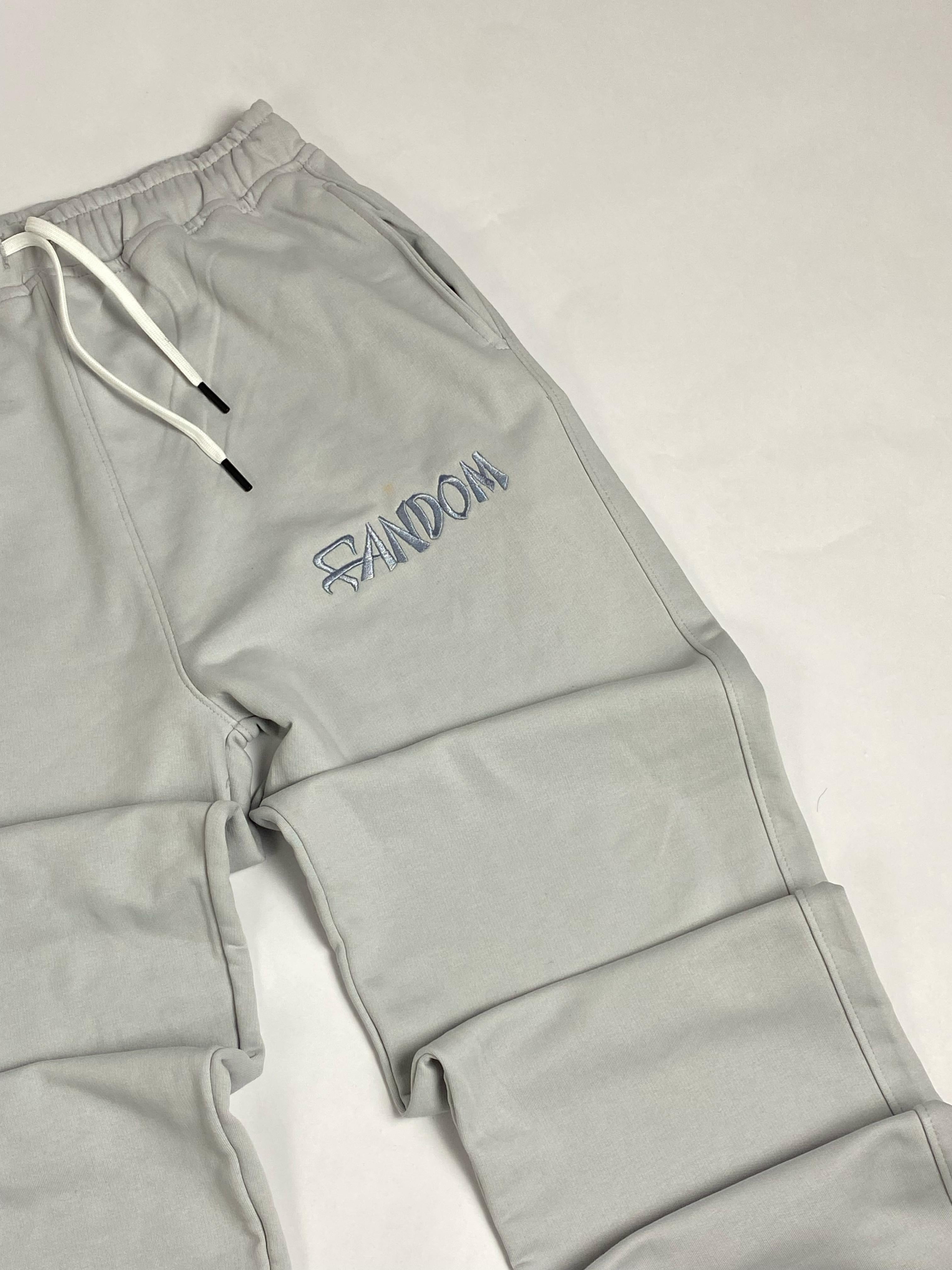 Light Straight Pants - Gray