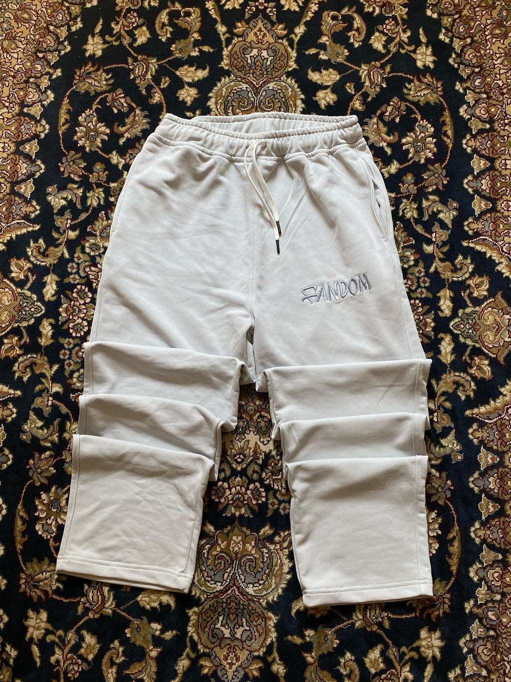 Light Straight Pants - Gray