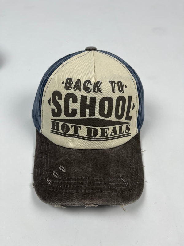 Back to school Cap gray