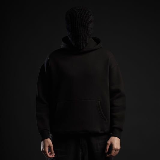 Black Basic Hoodie