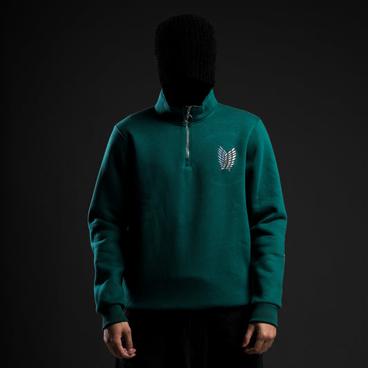 AOT Green Zip-Up