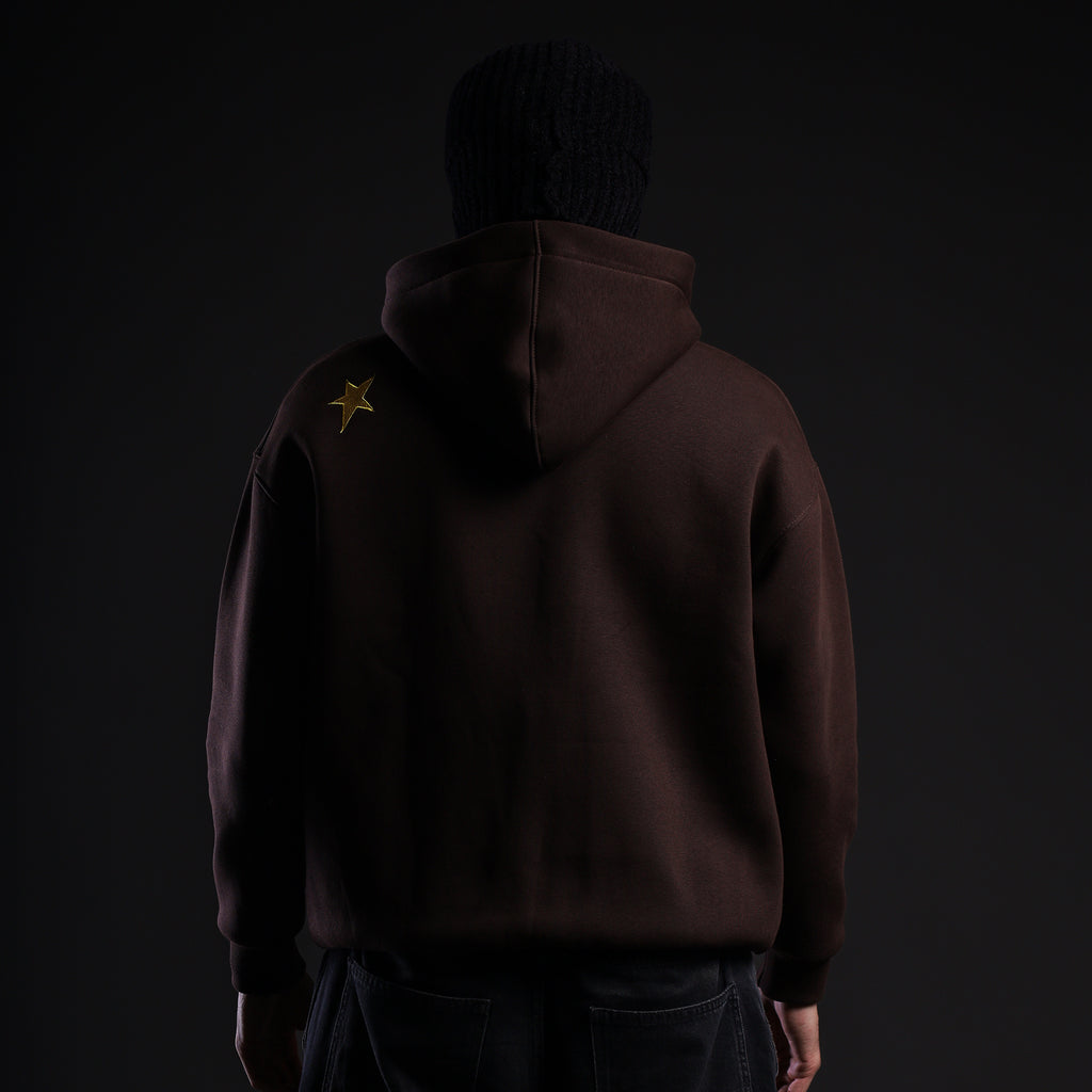 Golden Dominance Zip Hoodie