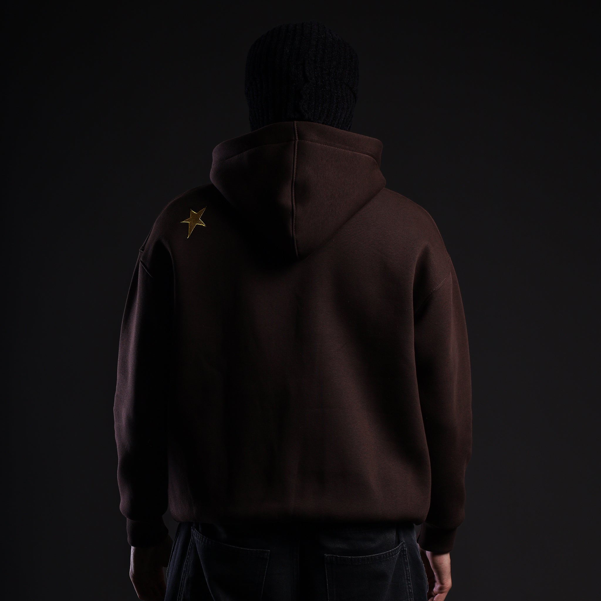 Golden Dominance Zip Hoodie