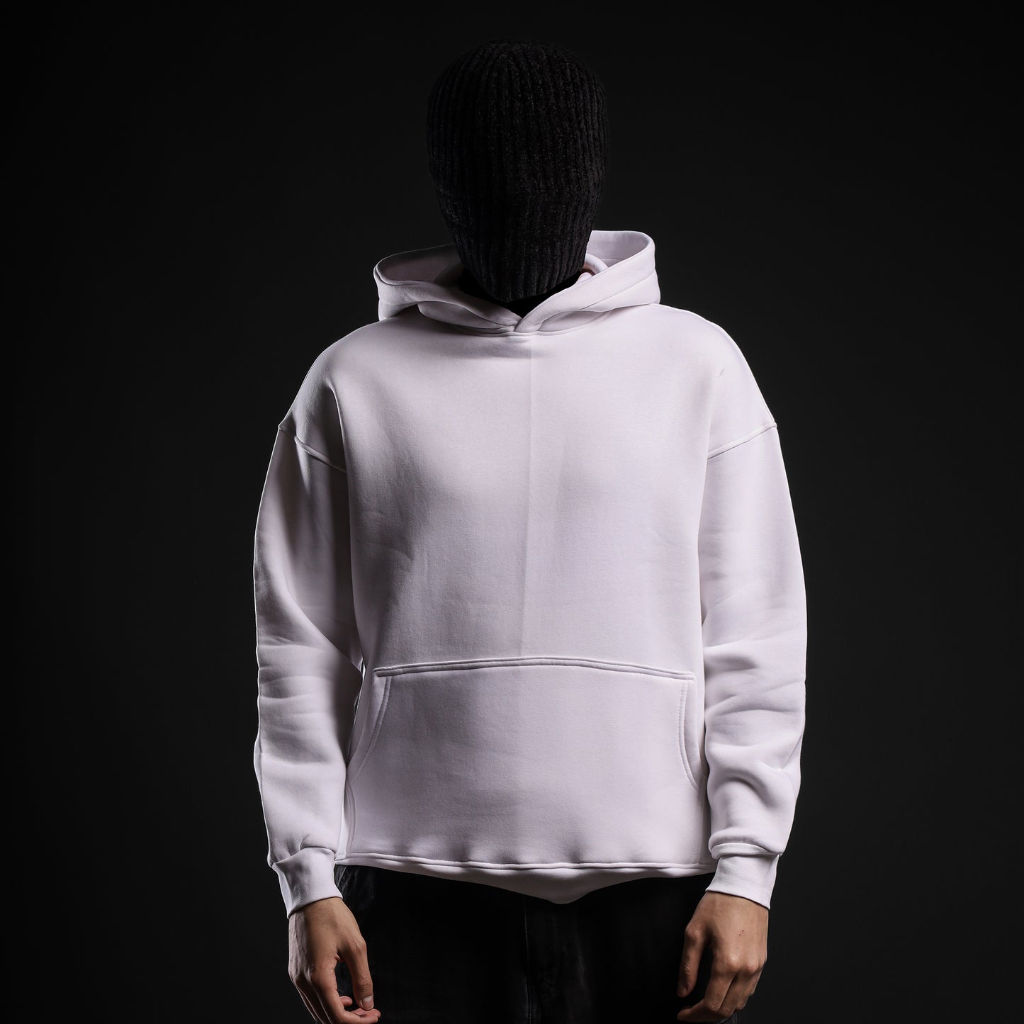 White Basic Hoodie