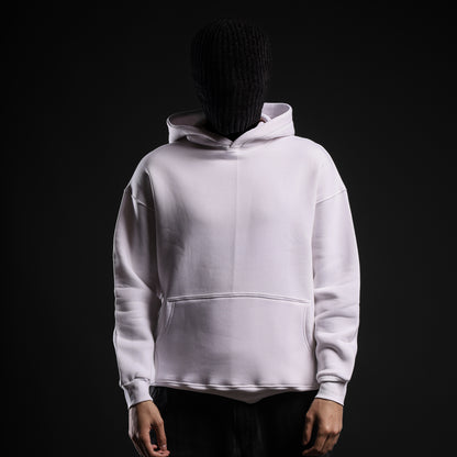 White Basic Hoodie