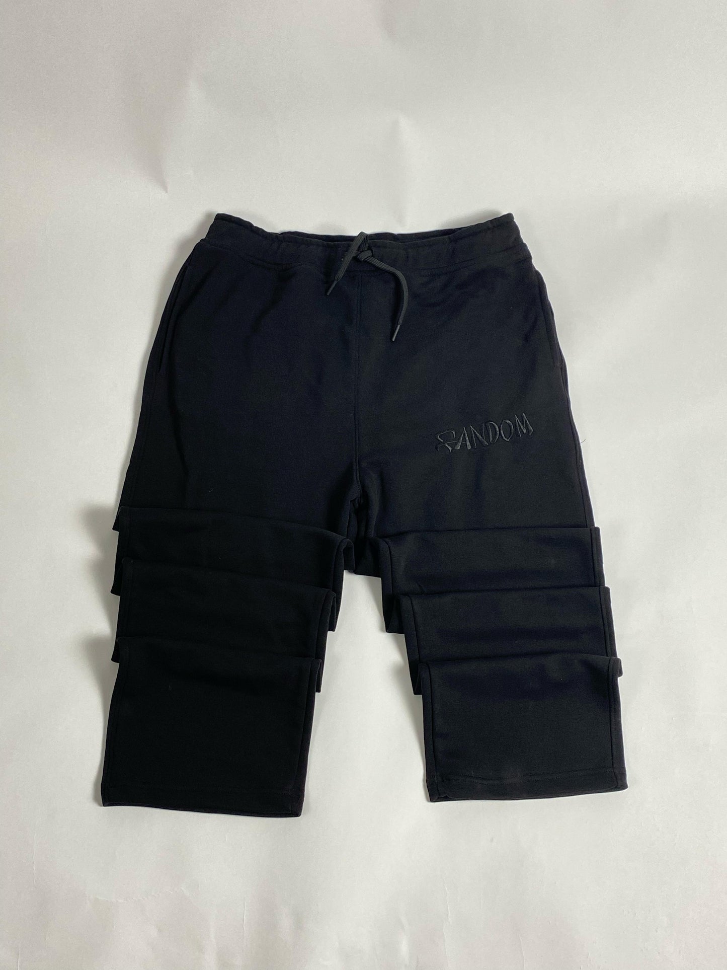 Summer Straight Pants Black