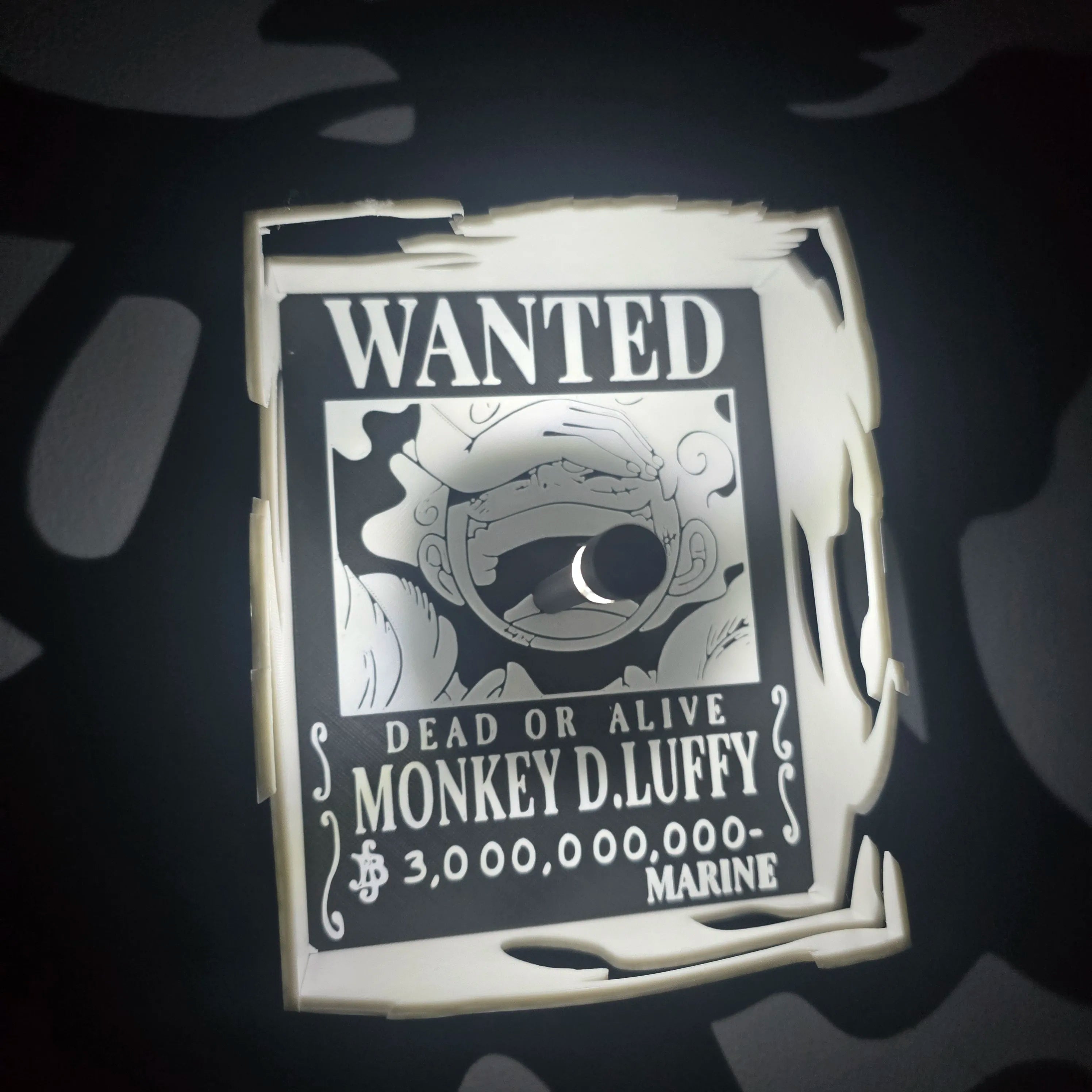 Luffy Gear 5  Shadow Lamp
