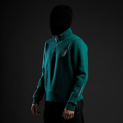 AOT Green Zip-Up