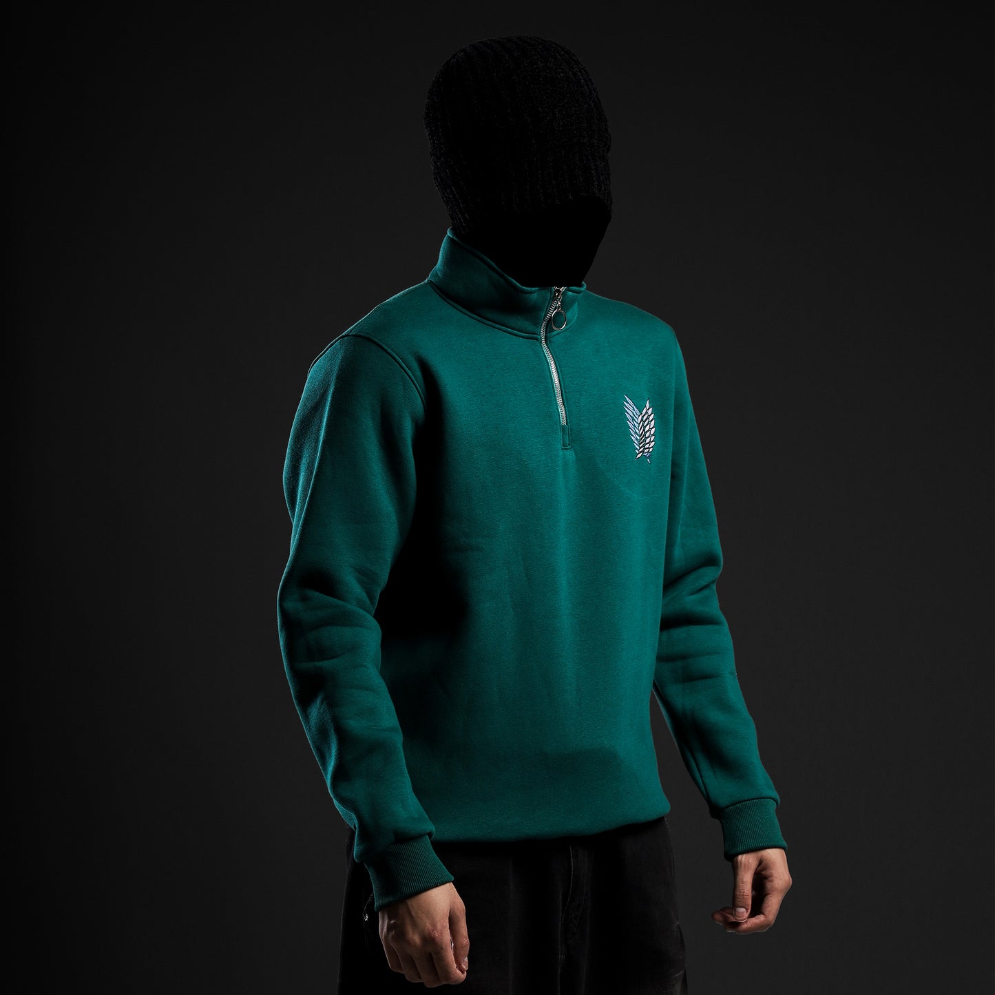 AOT Green Zip-Up