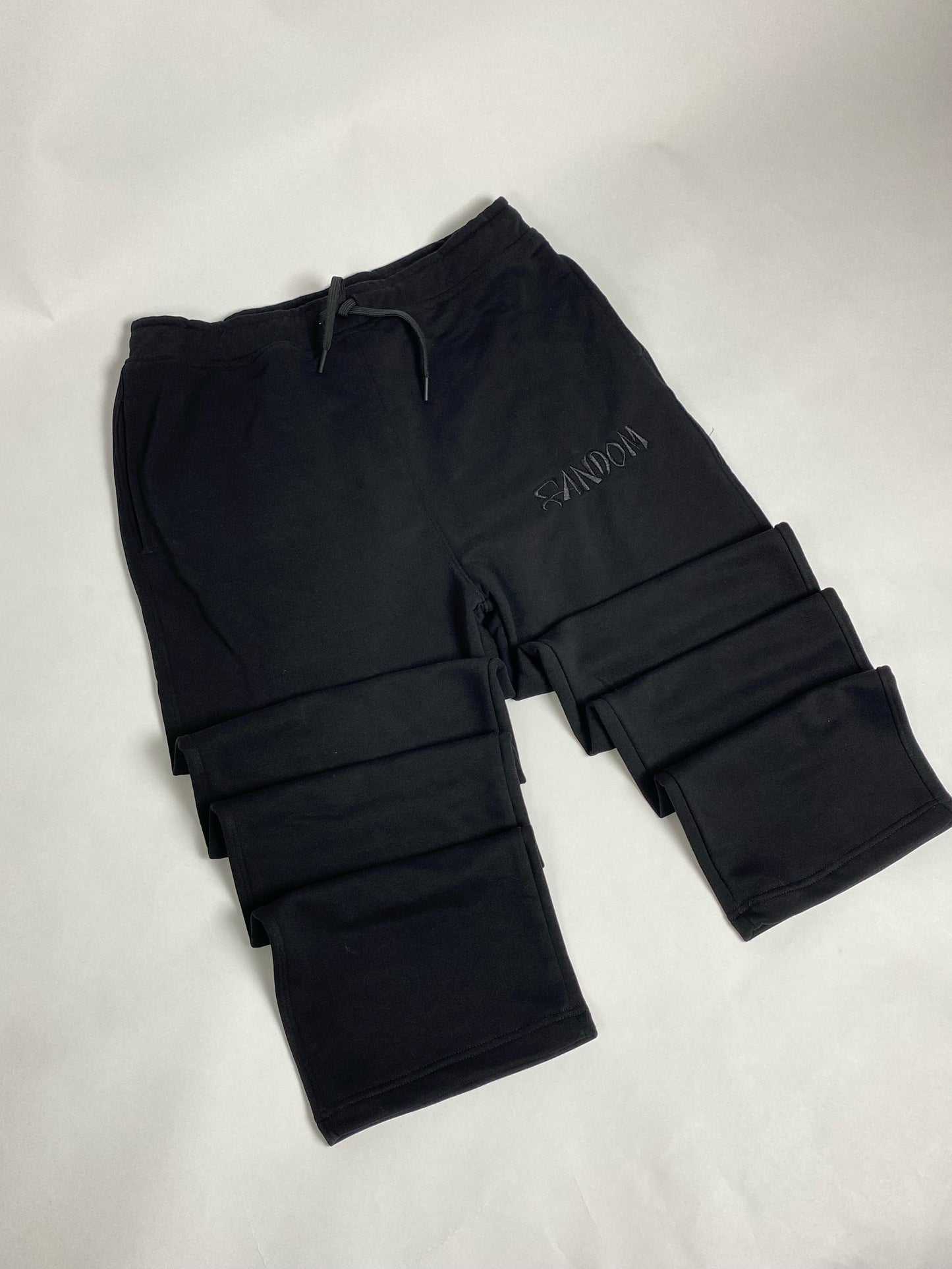 Summer Straight Pants Black