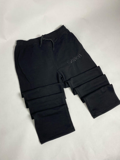 Summer Straight Pants Black