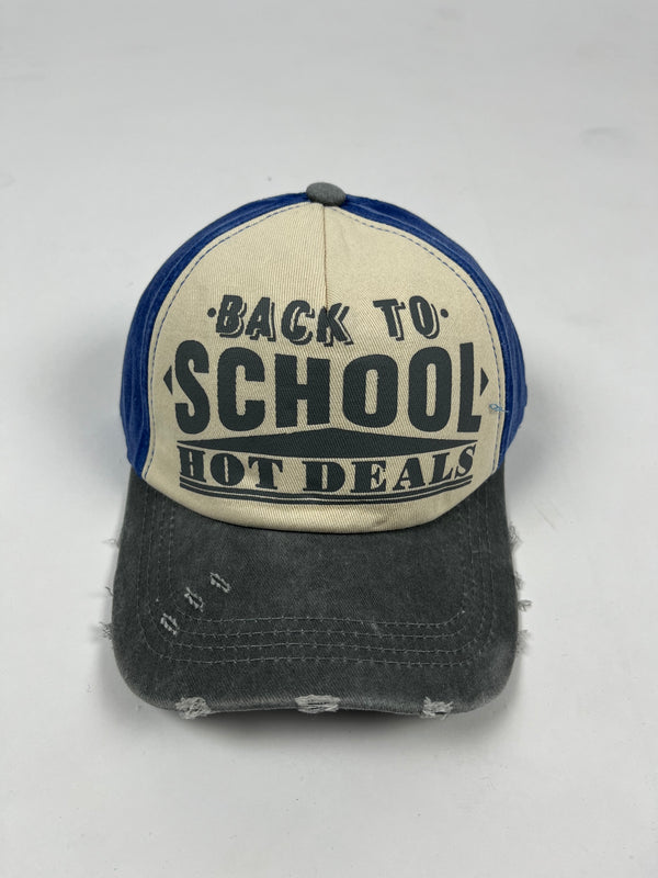 Back to school Cap Blue