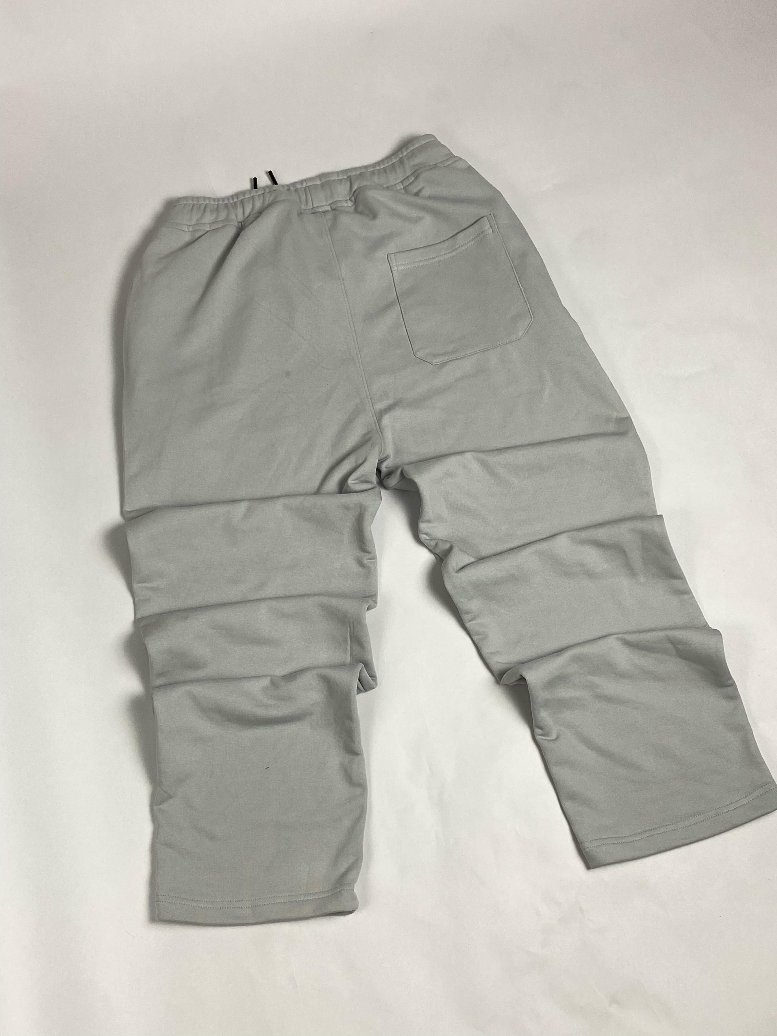 Light Straight Pants - Gray