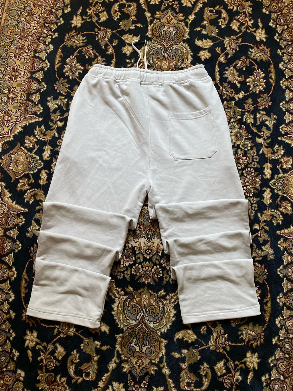 Light Straight Pants - Gray