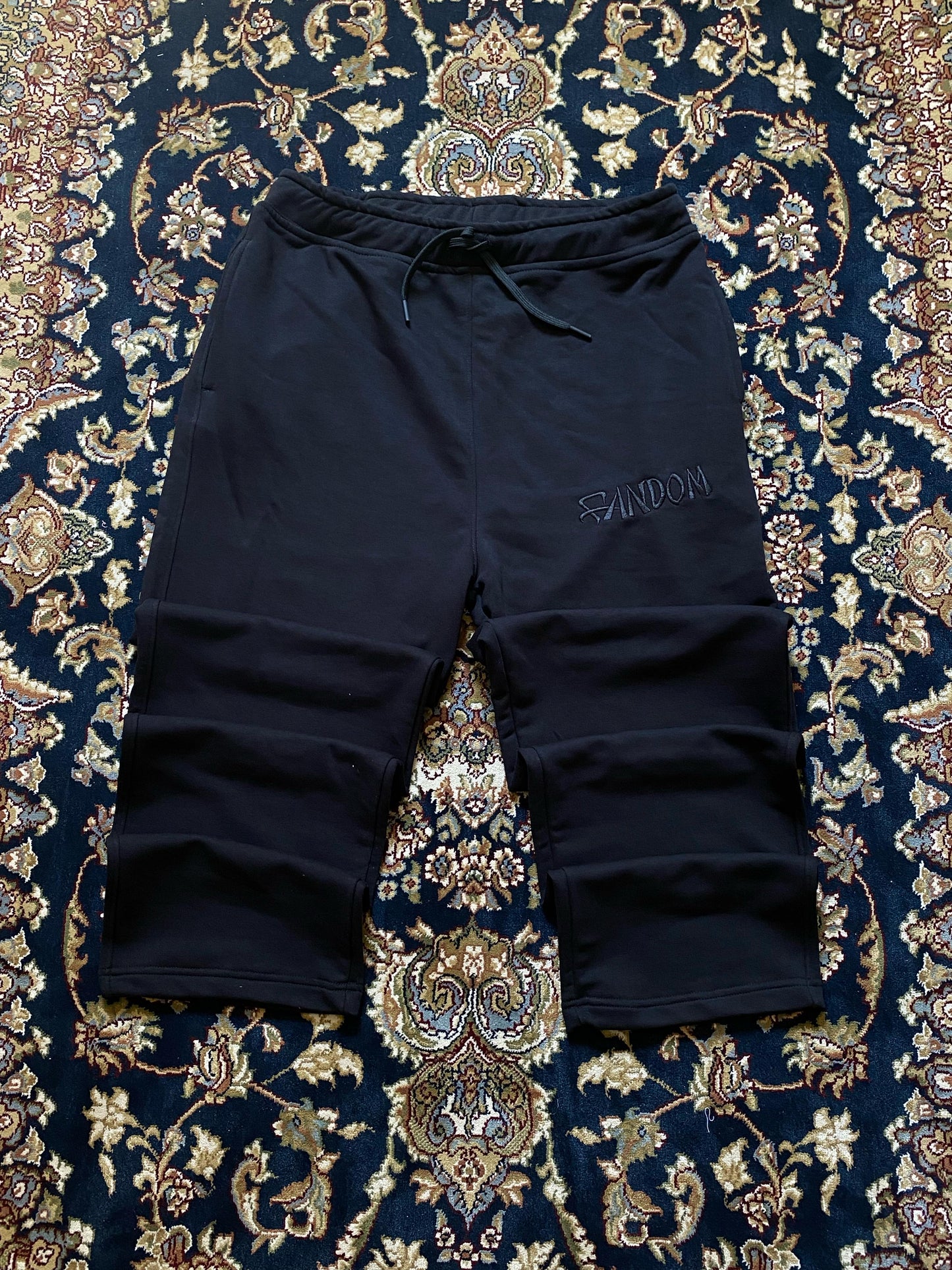 Summer Straight Pants Black