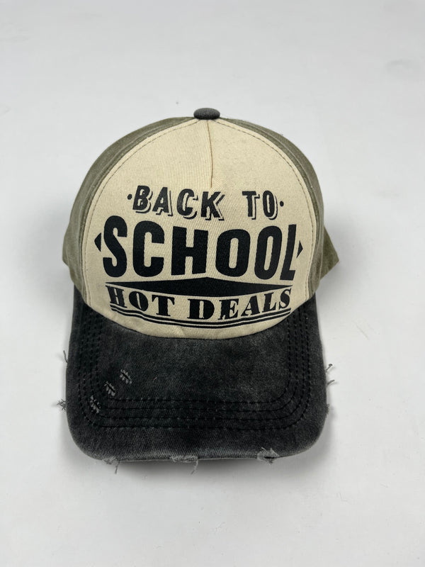Back to school Cap gray