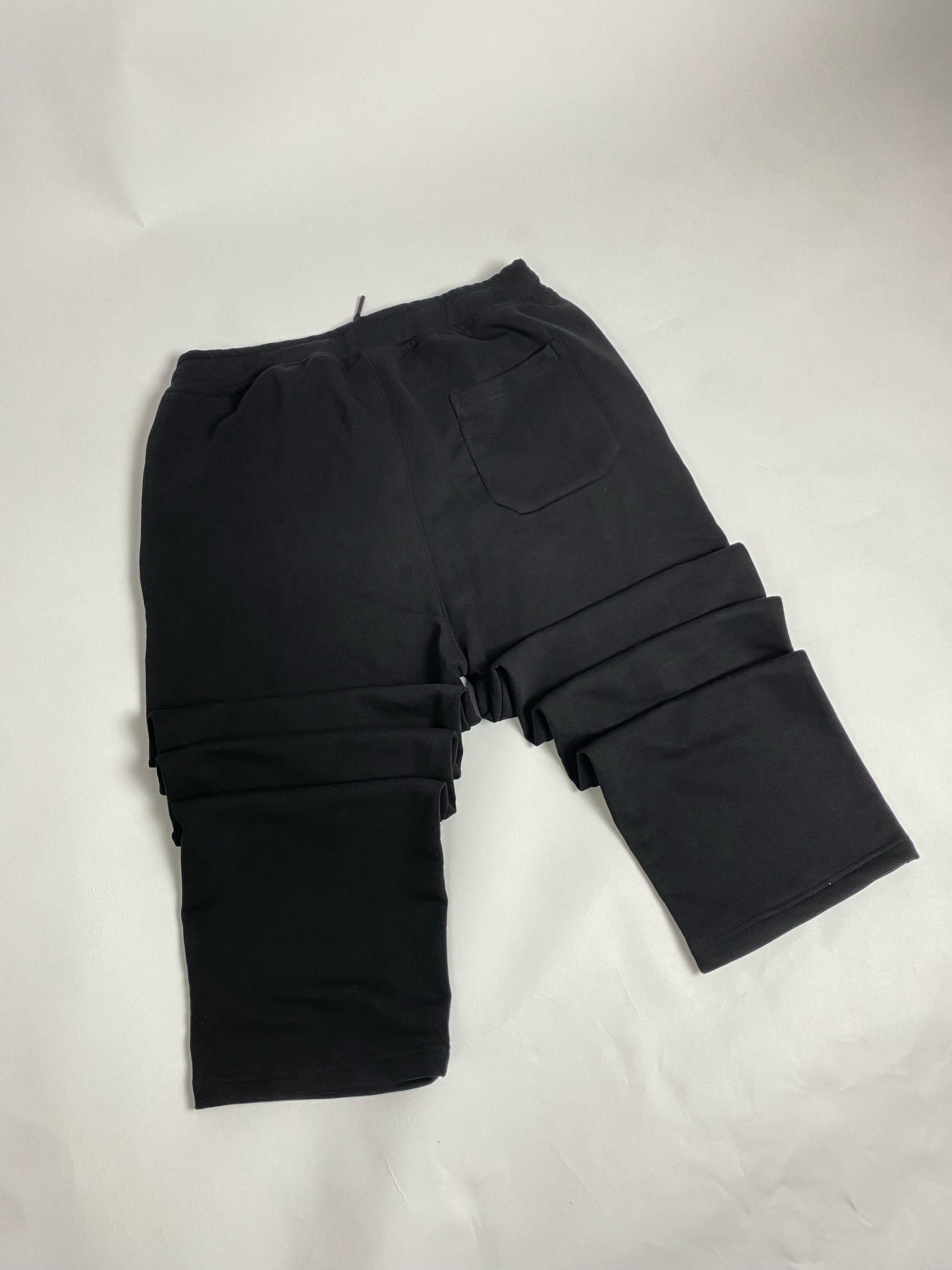Summer Straight Pants Black