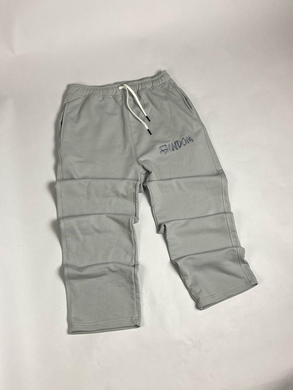 Light Straight Pants - Gray