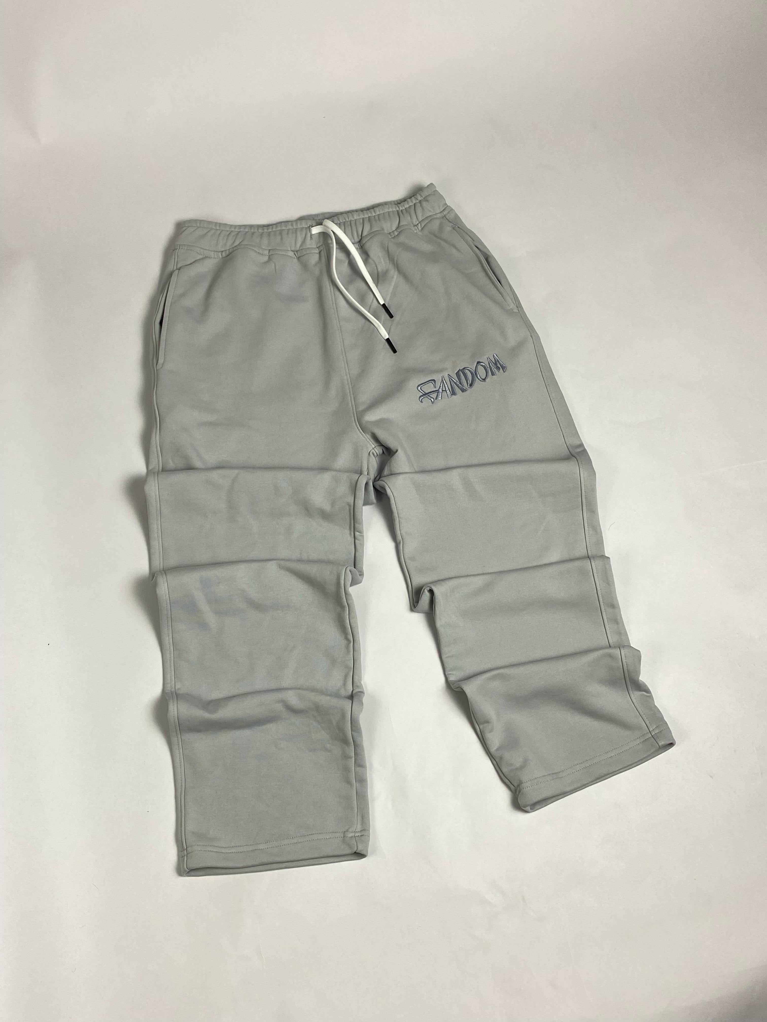 Light Straight Pants - Gray