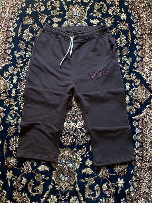 Light Straight Pants - Brown