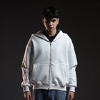 White zip-up hoodie — Fandom Store
