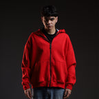 Red zip-up hoodie — Fandom Store