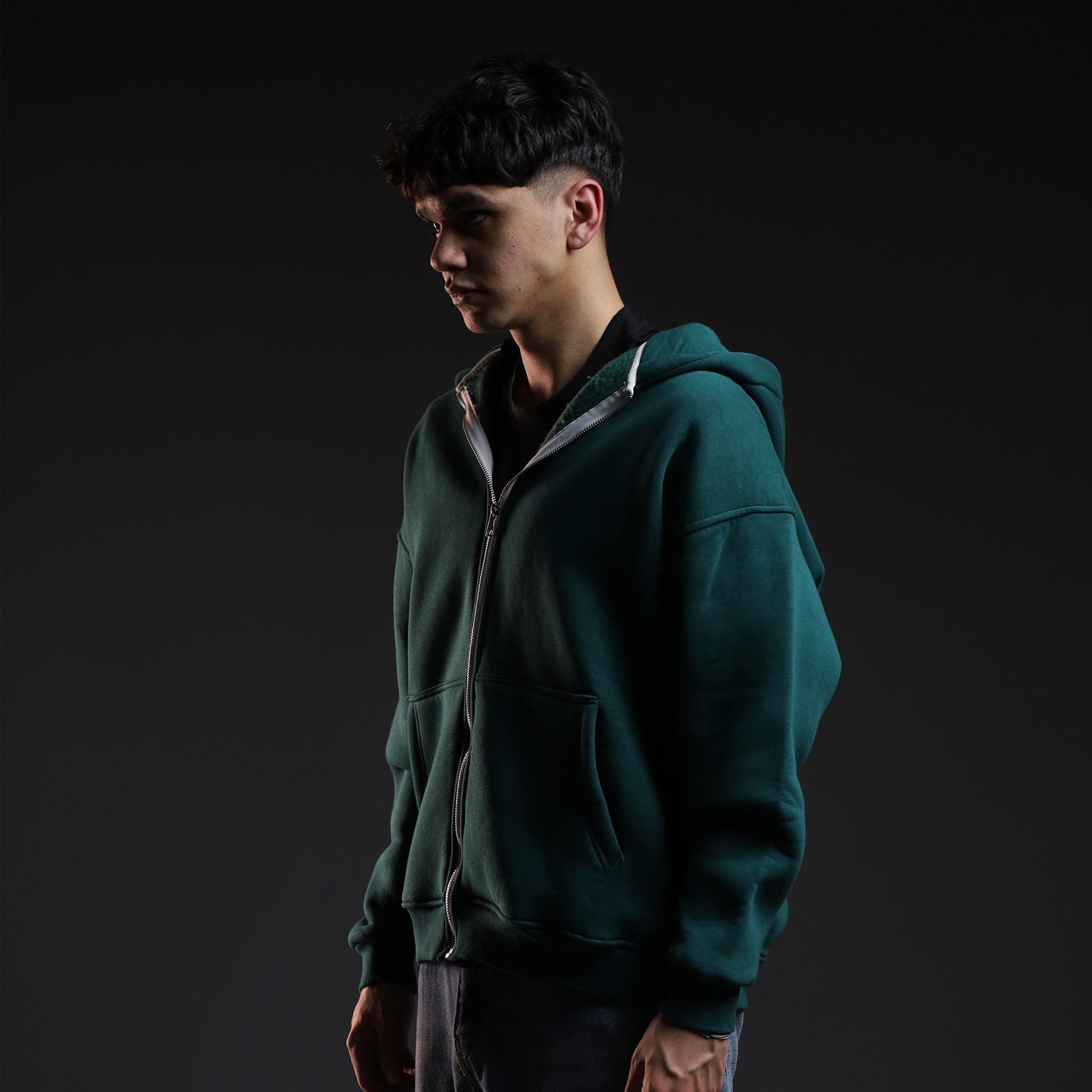 Green zipper