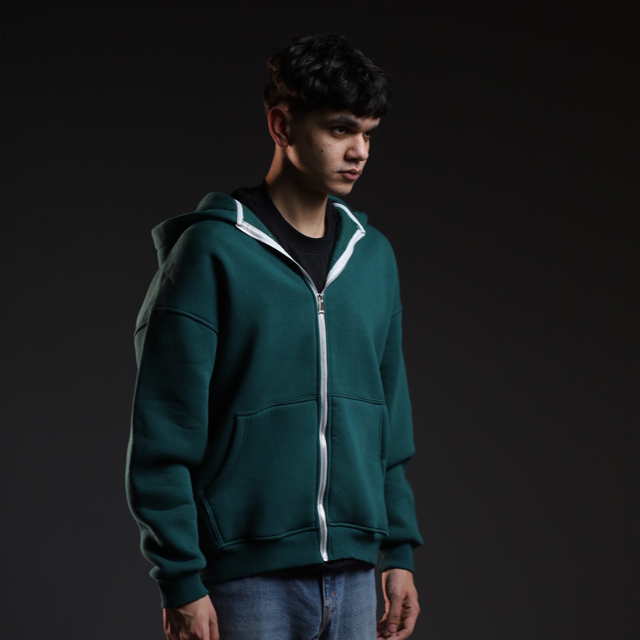 Green zipper