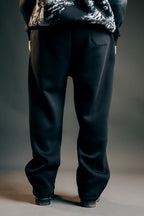 Heavy Straight Pants - Black