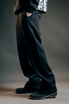 Heavy Straight Pants - Black